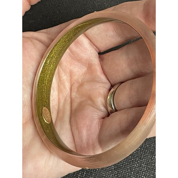 ALEXIS BITTAR Crystal Rhinestone Lucite Skinny Tapered Bangle Bracelet - Picture 14 of 16